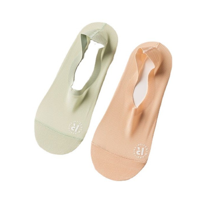 Calcetines Invisibles de Barco para Mujer de Seda de Hielo y Nailon, Absorbentes de Sudor para Primavera y Verano