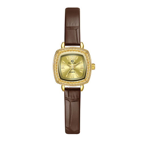 BS retro hot-selling factory direct sales foreign trade Japanese and Korean retro three-dimensional carved mousse leather temperament women's watch FA1788