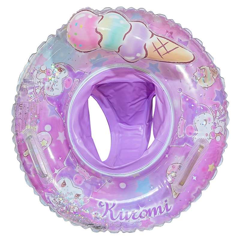 Sanrio, genuine nail sequins, children's inflatable swimming ring PVC, increased thickness