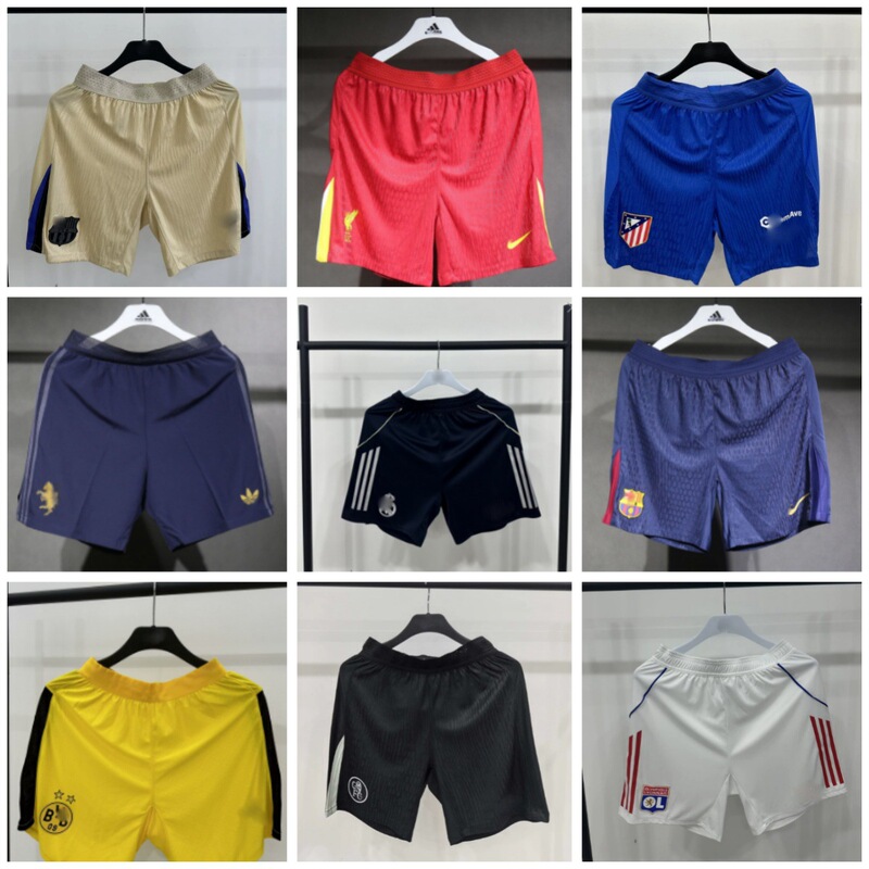 Football Uniforms Player Version Shorts Popular Clubs Tottenham England Real Madrid Barcelona Inter Milan Manchester United Argentina