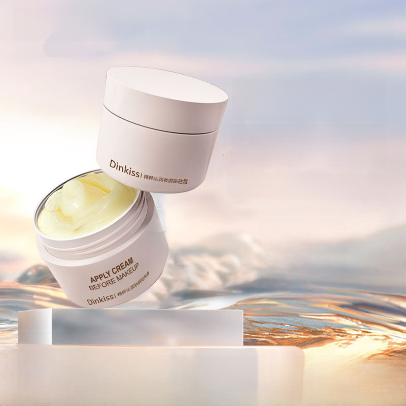 DinKiss Makeup Front Isolation Paste Cream Pore Backing Invisible Cream Moisturizing Brightening Natural Naked Makeup Isolation Cream