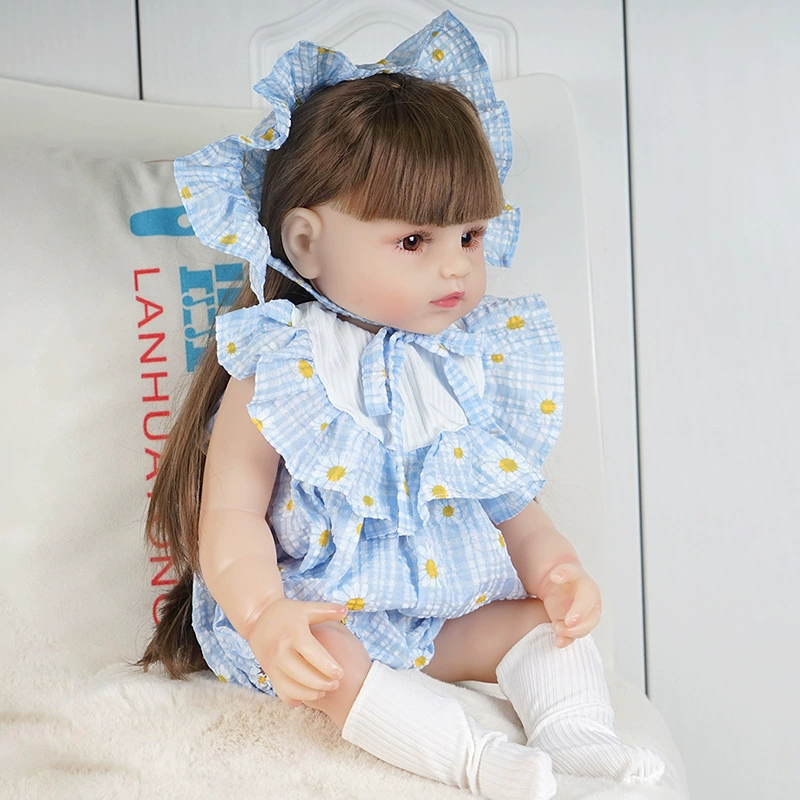 Игрушка, реалистичная большаяреборн-кукла из мягкой резины, (торговля через границу), оптом