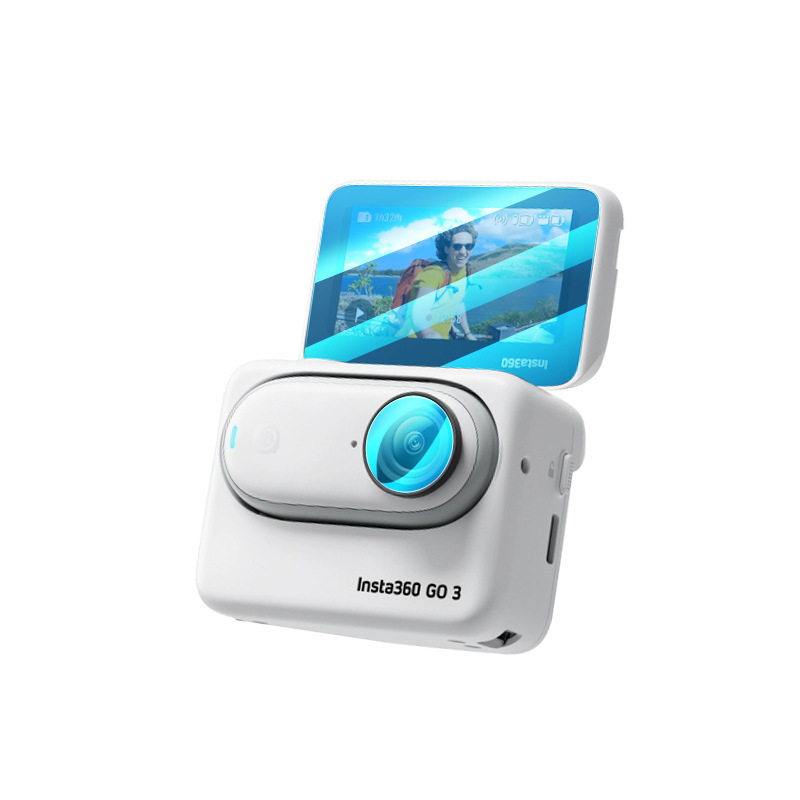 适用于影石Insta360Goultra显示屏幕钢化膜360Go3S拇指相机镜头膜|undefined