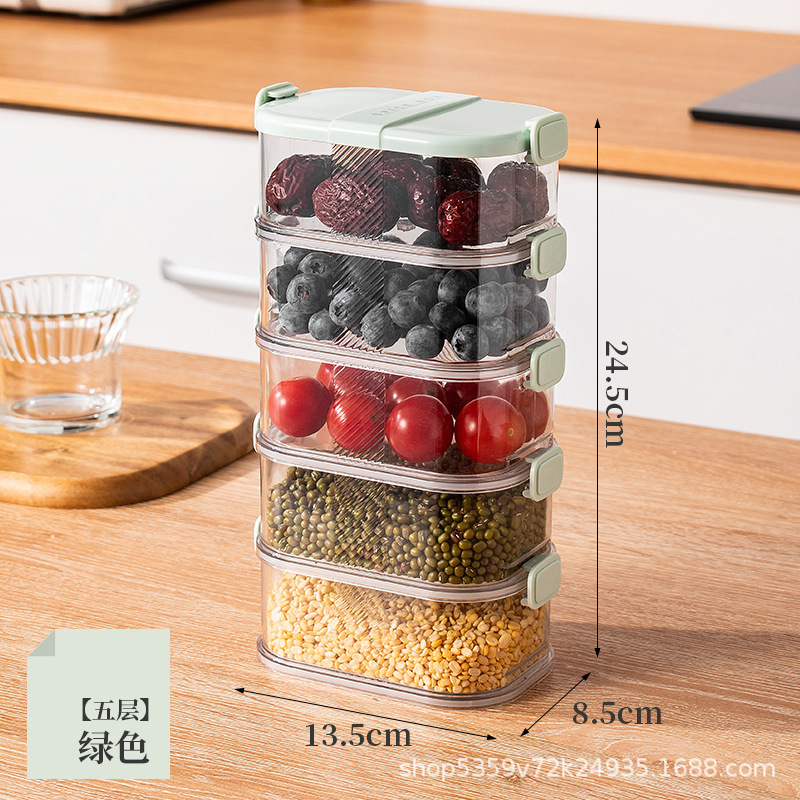 香料収納ケース調味料缶ケース家庭用キッチン携帯サンショウ大物収納ケース密封缶調味料ピクニックケース|undefined