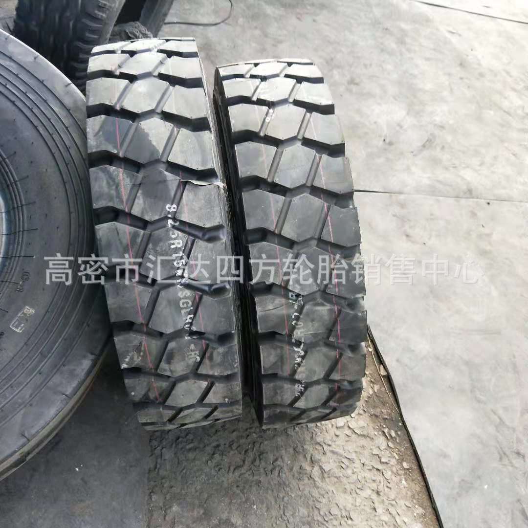 厂家供应8.25R15工程花纹 大块花轮胎叉车用 工程机械轮胎 现货