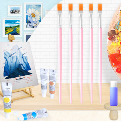 廠家直銷尼龍毛勾線筆 彩色勾線筆 描線筆 數字油畫筆 筆刷