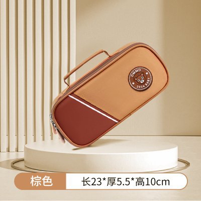 Caja de lápices de gran capacidad para niños y niñas estudiantes de secundaria niños caja de papelería en capas simples ins bolsa de lápices para estudiantes de escuela primaria