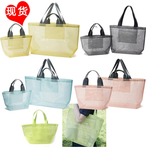 Japanese-style Dean & Deluca outdoor beach bag student tote bag fashionable women's bento bag DD single-shoulder storage bag