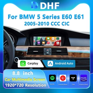 8.8" Carplay avtomobil multimedia pleyeri, BMW 5 Seriyası CCC/CIC Linux sistemi üçün
