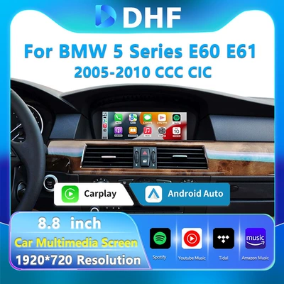 8.8" Carplay Car Multimedia Player Suitable for Bmw 5 Series Ccc/Cic System Linux System