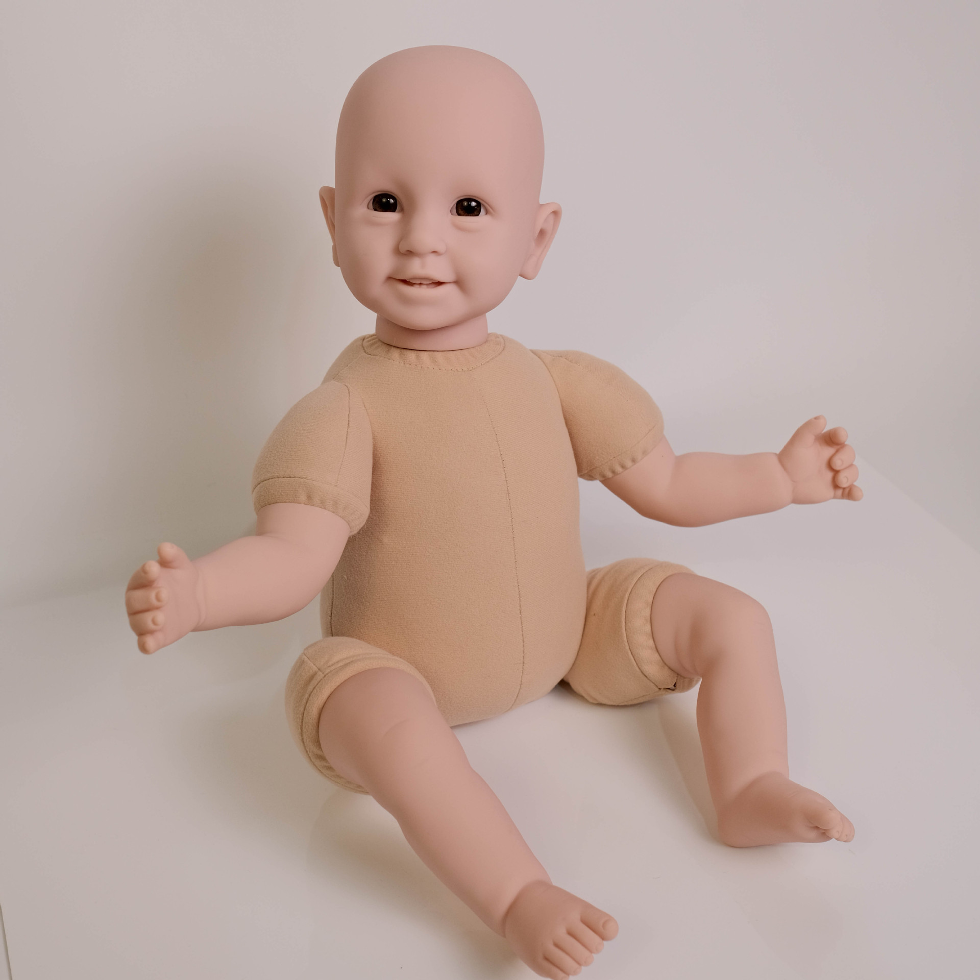 22 pulgadas nuevo seis dientes sin dibujo muñeca desnuda