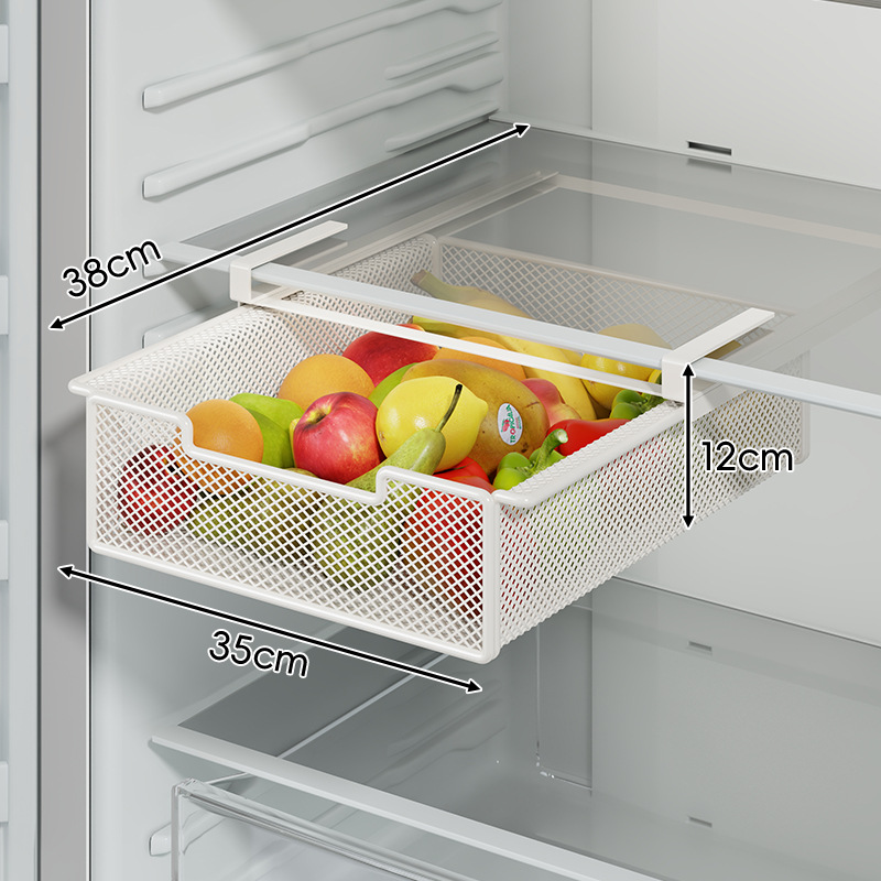 Caja Conservadora Tipo Cajón para Refrigerador, Almacenamiento y Drenaje, para Cocina