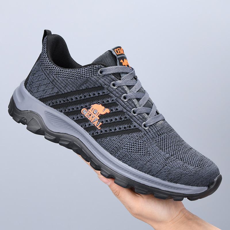 Zapatos de papá transpirables de verano para hombres Zapatos de mediana edad y ancianos de suela blanda Zapatos deportivos ligeros desodorantes Zapatos casuales adhesivos fríos