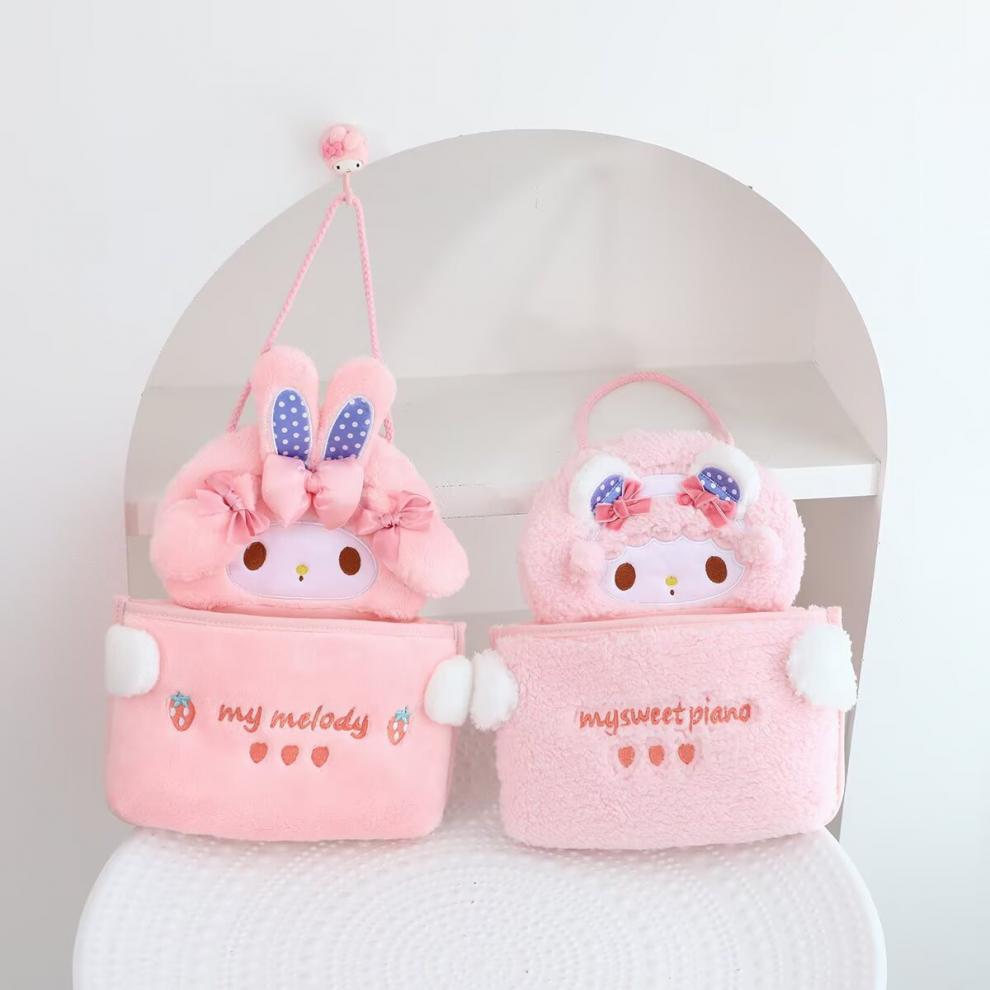 Cartoon Home Storage Hanging Bag Creative Wall-Mounted Storage Bag Student Fabric Door Storage Bag Car Storage Bag