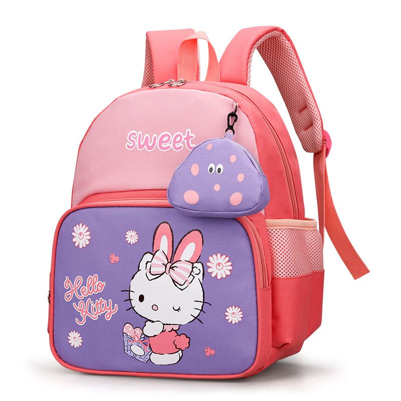 Mochila de jardín de infantes para niños 4 - 7 años de niña bebé bolsas lindas bolsas de dibujos animados para niños