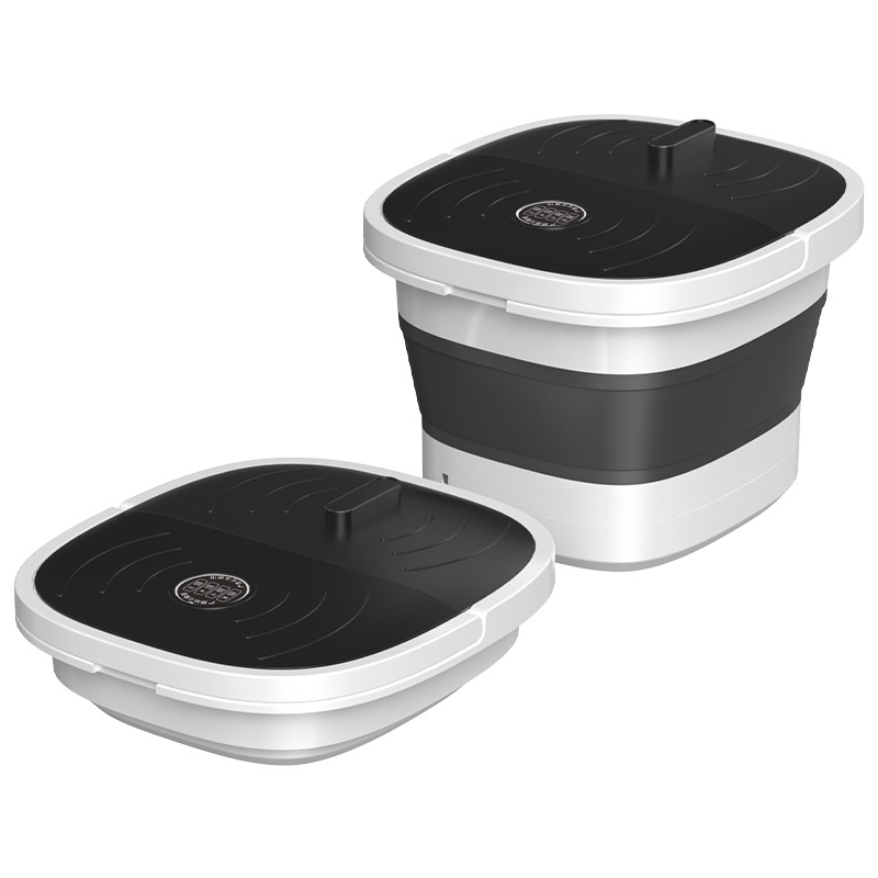 [블랙] 1 초 접이식 먼지 커버 지능형 일정한 온도 핸들 붉은 빛