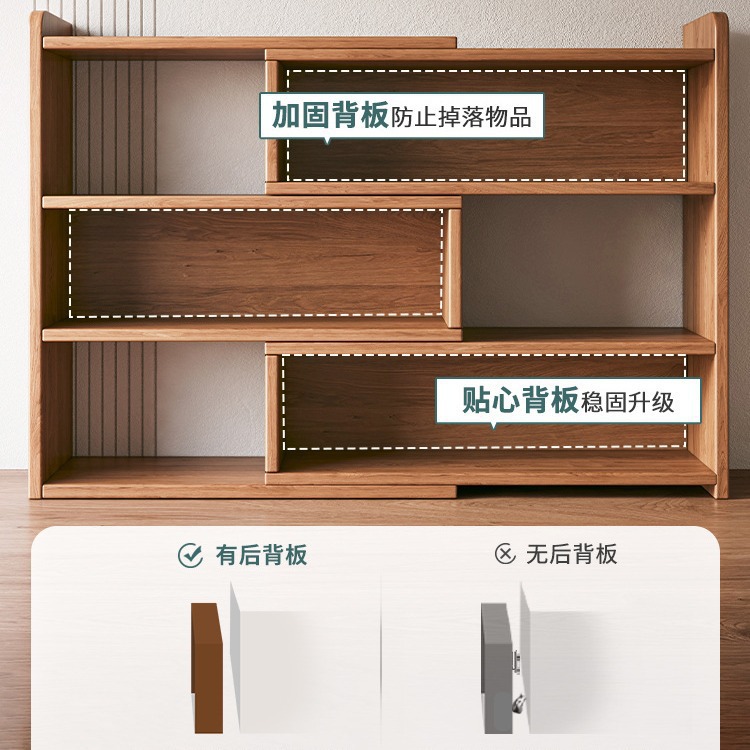 Estante de almacenamiento de escritorio de varias capas, estantería de escritorio, armario de almacenamiento, armario de oficina de doble capa para estudiantes y hogar