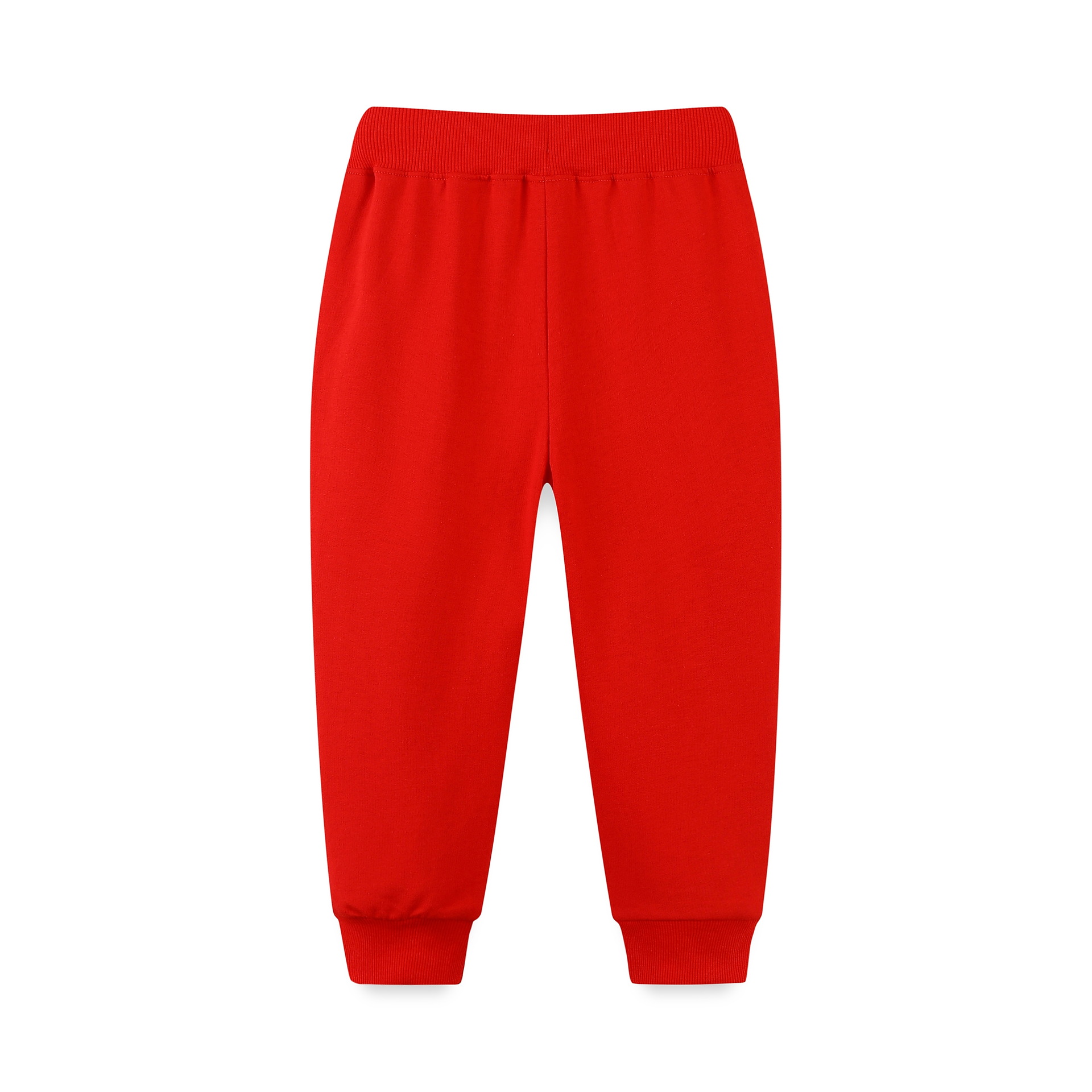Pantalones Deportivos Infantil con Bordado de Algodón Bordado Resistente a las Arrugas para Otoño y Navidad