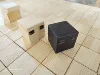Деревянная коробка, система хранения, черно-белый аксессуар, ожерелье