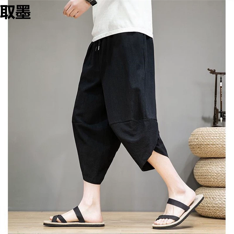Trousers, shorts, oversize, plus size, Chinese style
