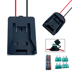 DIY Connecting Cords Compatible with Morita Dae-wei Mivoc Tools, 14.4-20V Lithium Batteries with Switch, 30A Fuse