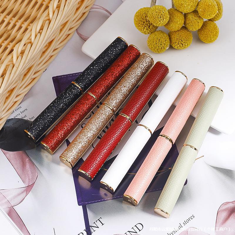 细管小空管唇膏口红管空管丝绒贴皮口红管白色直灌口红空管