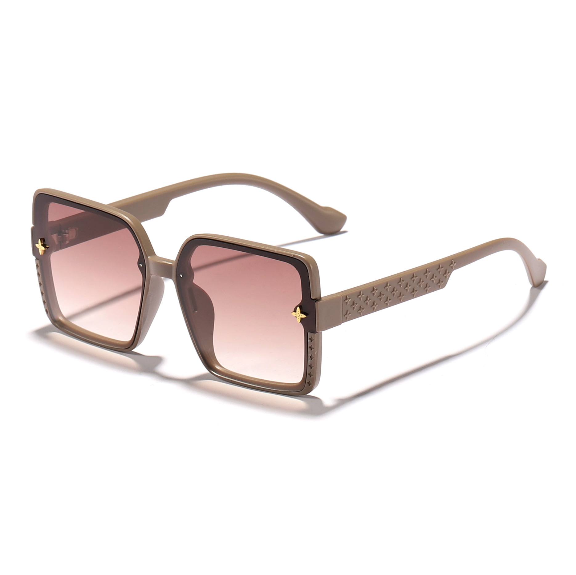Nuevas gafas de sol de montura grande de moda F para mujer 2024 Gafas de sol europeas y americanas de alta gama para mujer