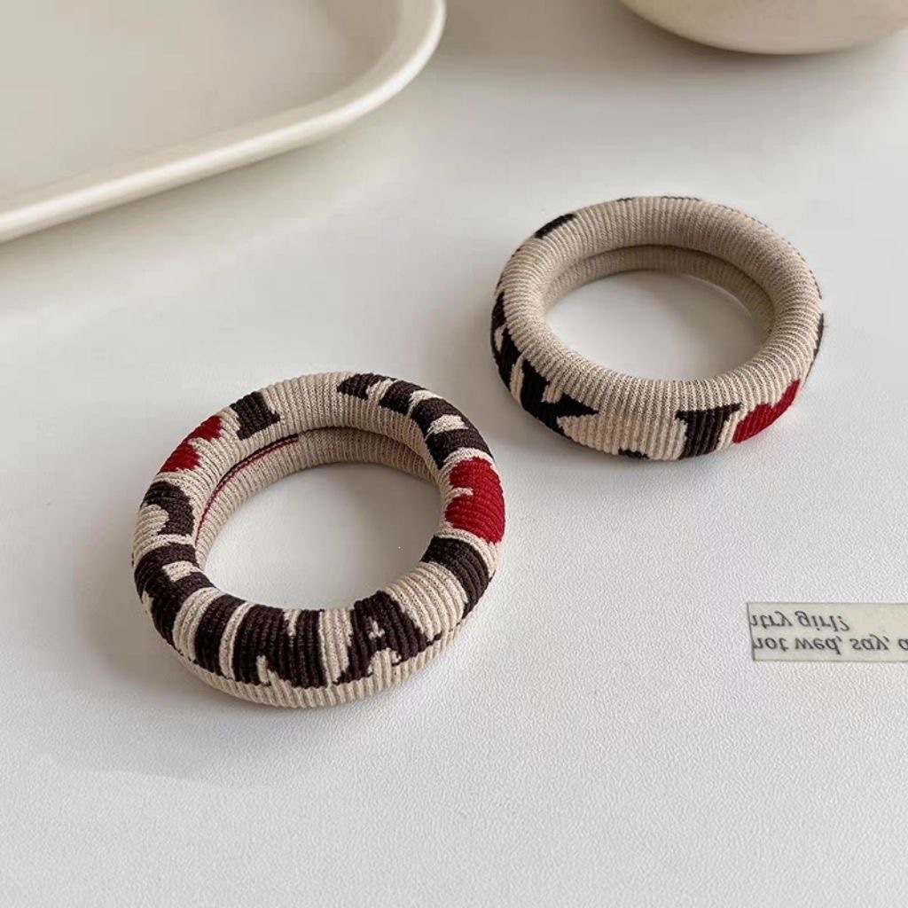 Moda nueva versión coreana de alta elasticidad sin costuras toallas anillo bola cabeza simple anillo de cabello cuerda de cabeza gruesa cuerda de cabeza grande
