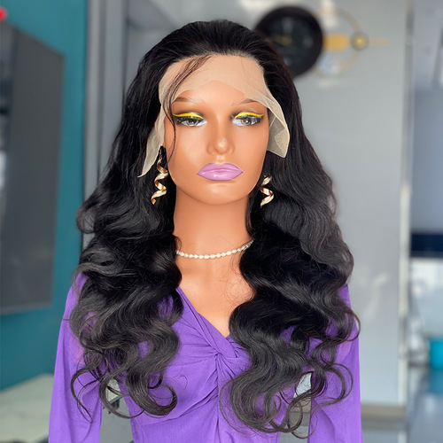 Promotion 180 Density Front Lace Human Hair Wig Xuchang Full Headset