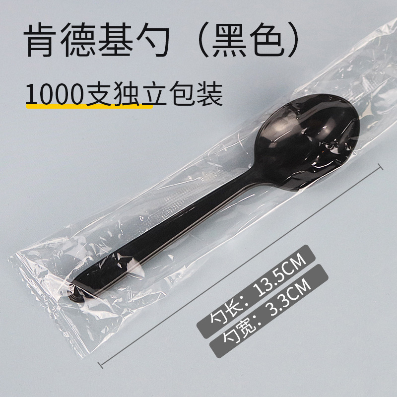 使い捨てスプーンはファストフードスプーンのプラスチックを単独で包装して、氷粉のデザートの焼き芋のスプーンを包装します。|undefined