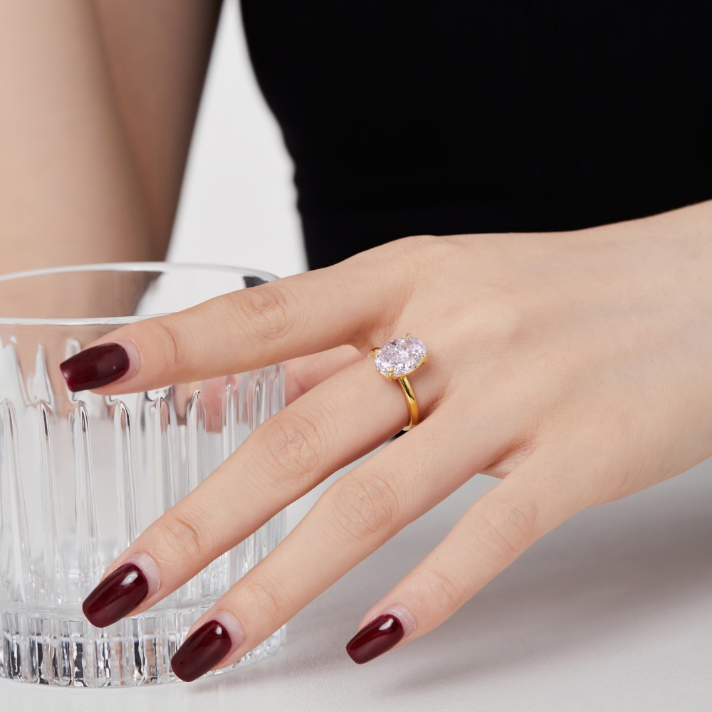 6g Weight Zircon Inlay Material Rings Classification 1 Piece Quantity Holiday, Daily Occasion 925 Sterling Silver Material Heart Shape Pattern Women's Gender Inlay Design Simple Style, Classic Style Style 925 Sterling Silver Zircon Heart Shape Rings 2