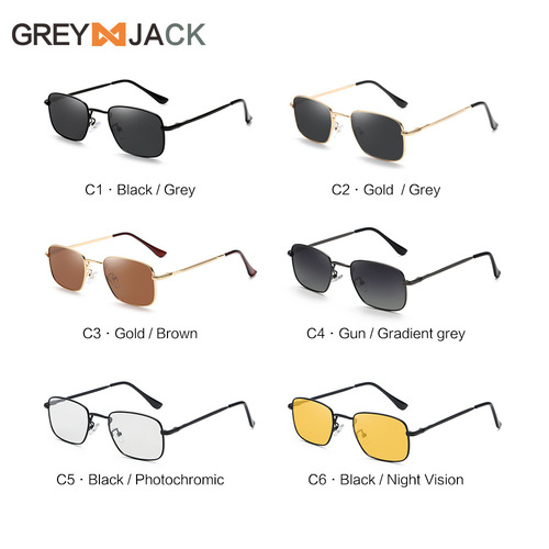 新款个性小框偏光太阳镜时尚男女士墨镜欧美金属夜视镜眼镜批发