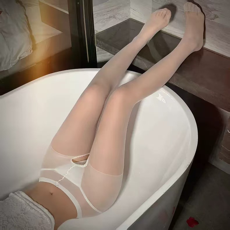 흰색 오픈 양말