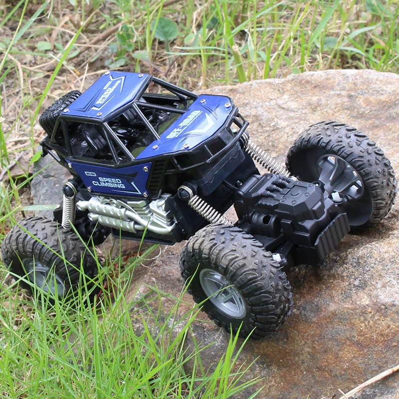 Металлическая внедорожная машина 4x4 с дистанционным управлением, игрушечная машинка для мальчиков, может забираться