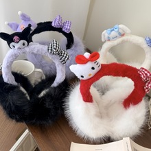 卡通毛绒KT耳罩冬保暖耳罩甜美可爱女折叠户外防风耳套护耳包耳暖