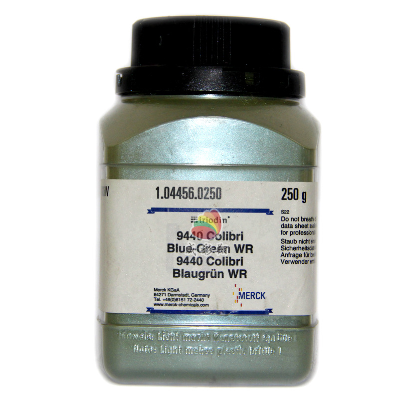 进口默克耐候级珠光粉600目Iriodin 9440 Colibri Blue-Green WR