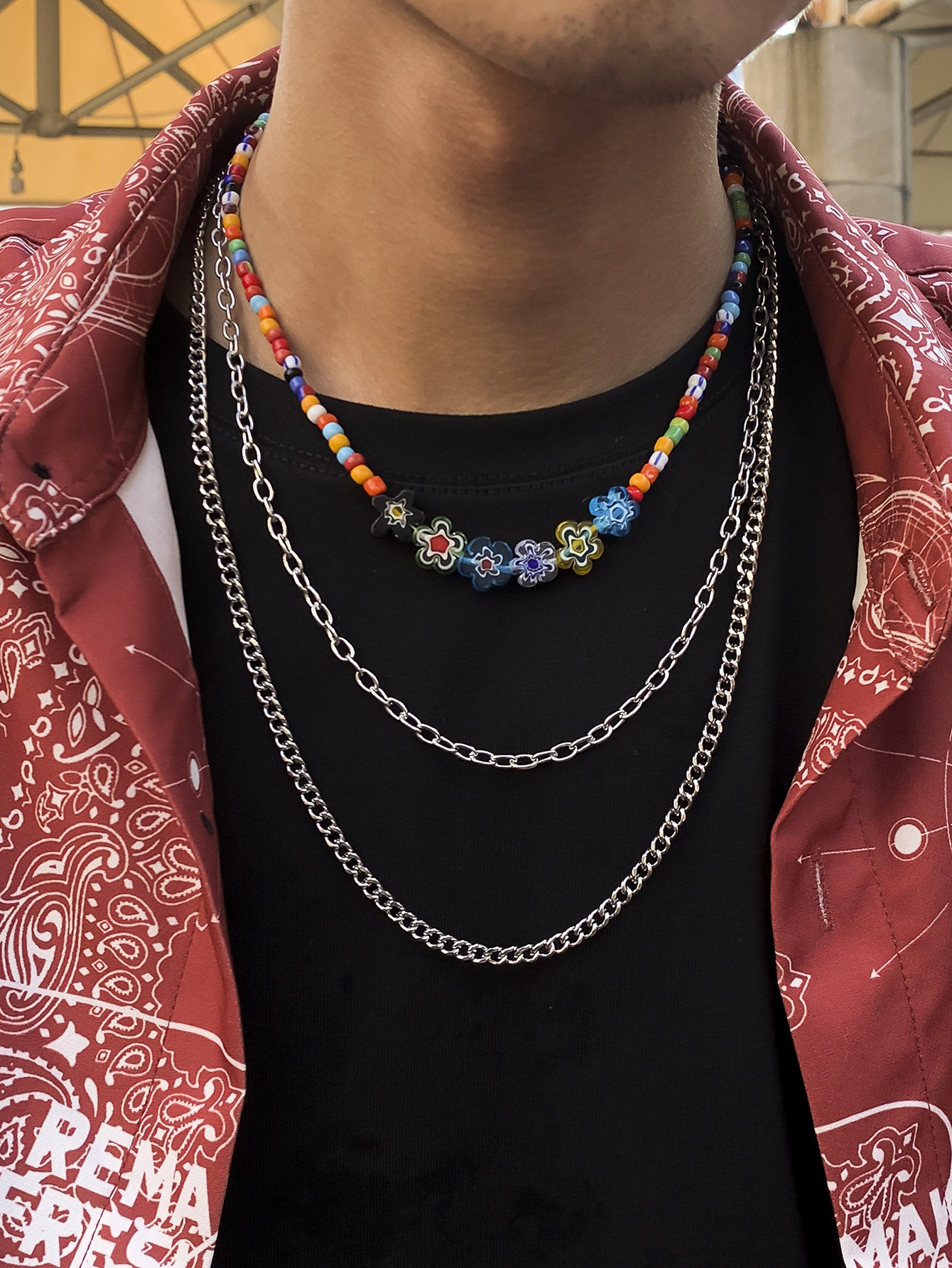 Fashionable trend brand design retro cute necklace