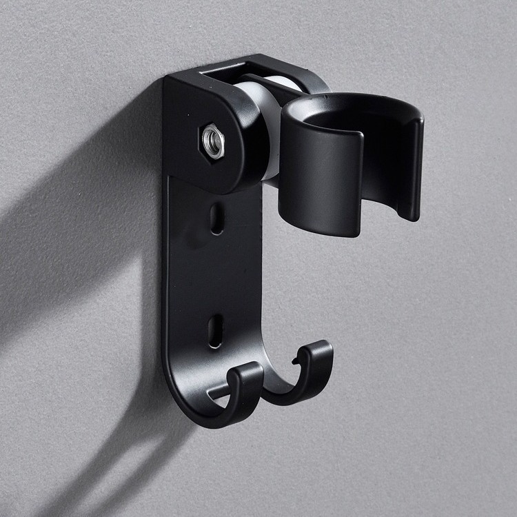 Baño oculto traje de ducha negro válvula mezcladora grifo de cobre ducha de lluvia grifo caliente y fría image 9