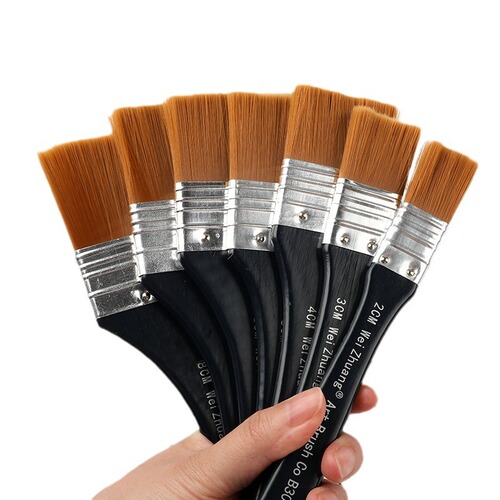 7 nylon wool board brushes watercolor oil painting acrylic brushes art painting brushes pigment brushes wholesale cross-border