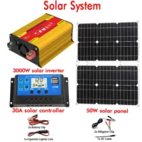 Controller solar-powered, 12v, 220v, 75W