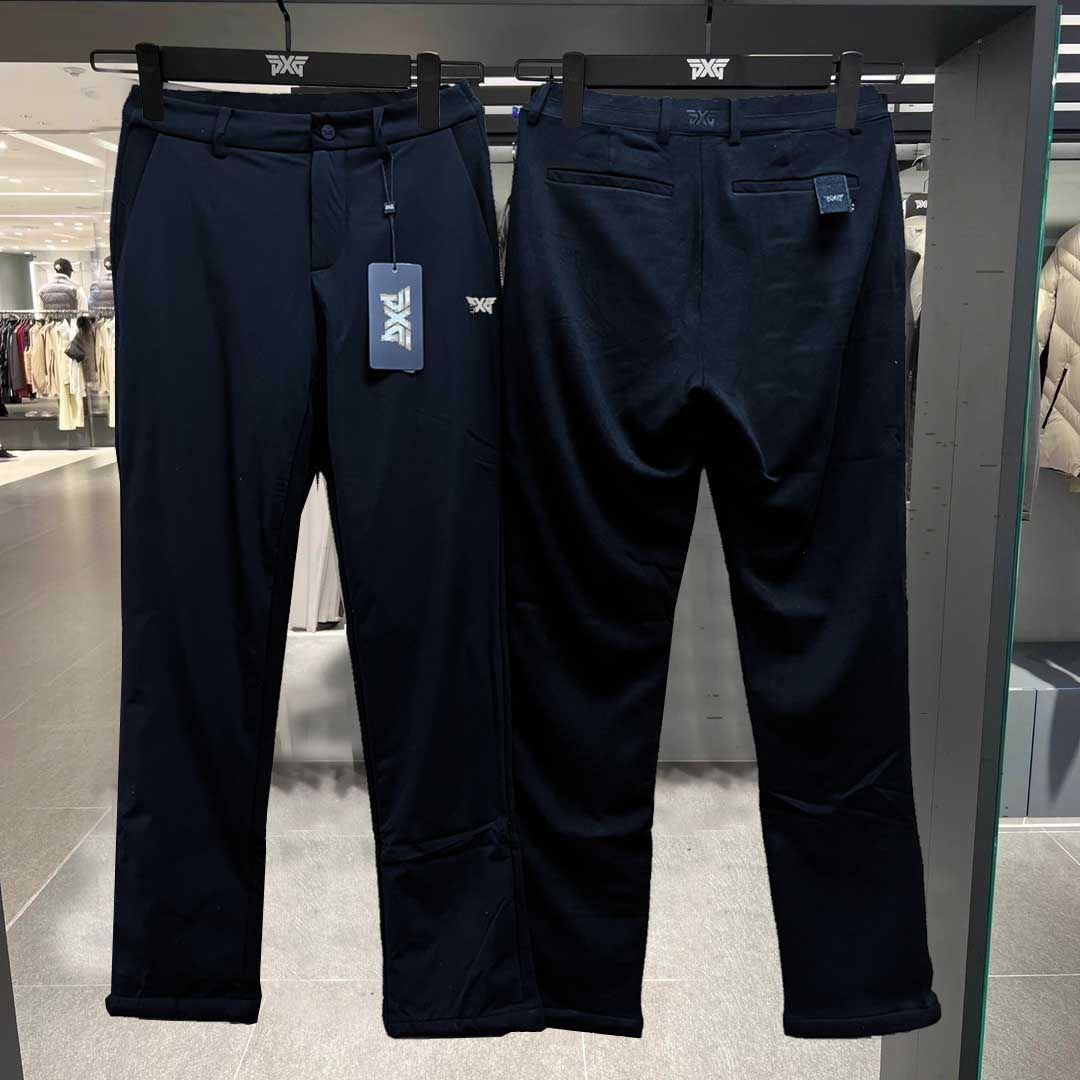 New Golf Clothing Men's Autumn and Winter Warm Plus Cotton Windproof Soft Sports Trousers