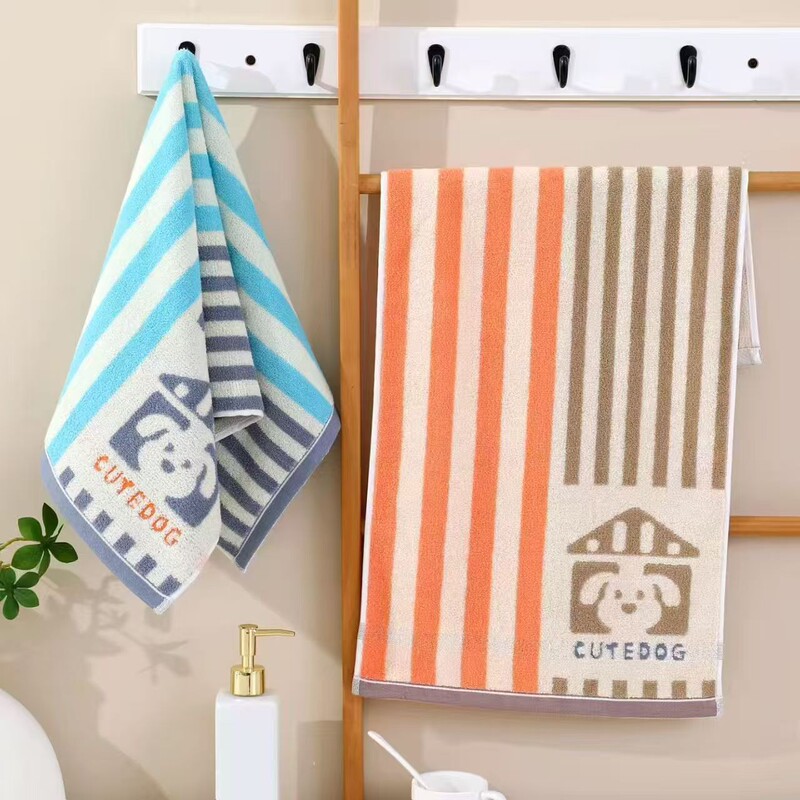Factory wholesale cotton towel household soft absorbent jacquard towel company welfare labor protection supplies stall goods