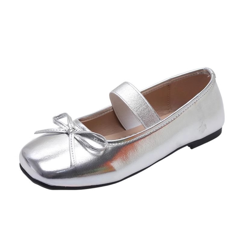 Niñas zapatos blancos claros de verano 2026 nuevos zapatos de princesa de cuero de viento Mary Jane image 6