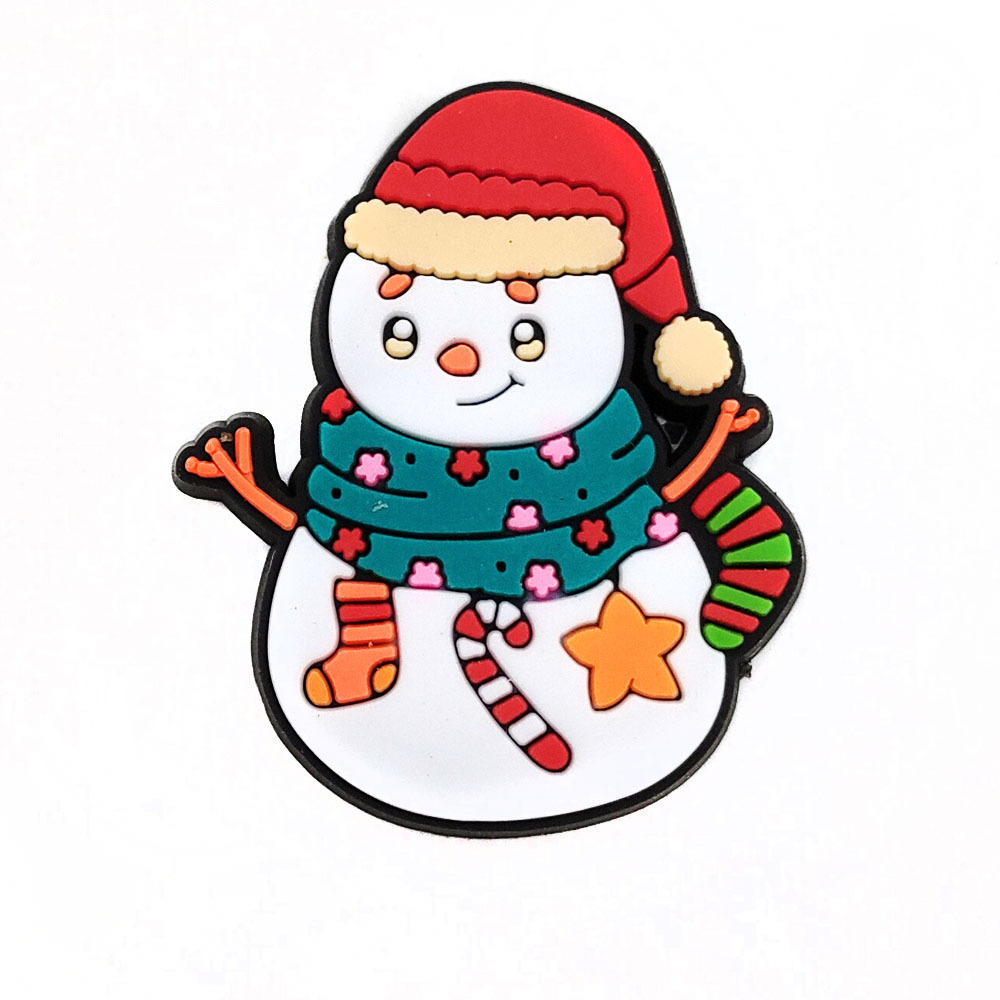 Nuevos zapatos de Navidad flor zapatos de playa con hebilla decorativa