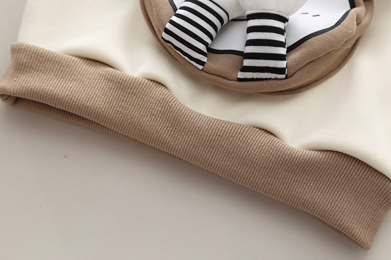 Vêtements pour garçons, style hiver avec manteau en coton épais en peluche, nouvel article 2024, gilet à capuche à blocs de couleurs pour bébé et enfant_voghion.com