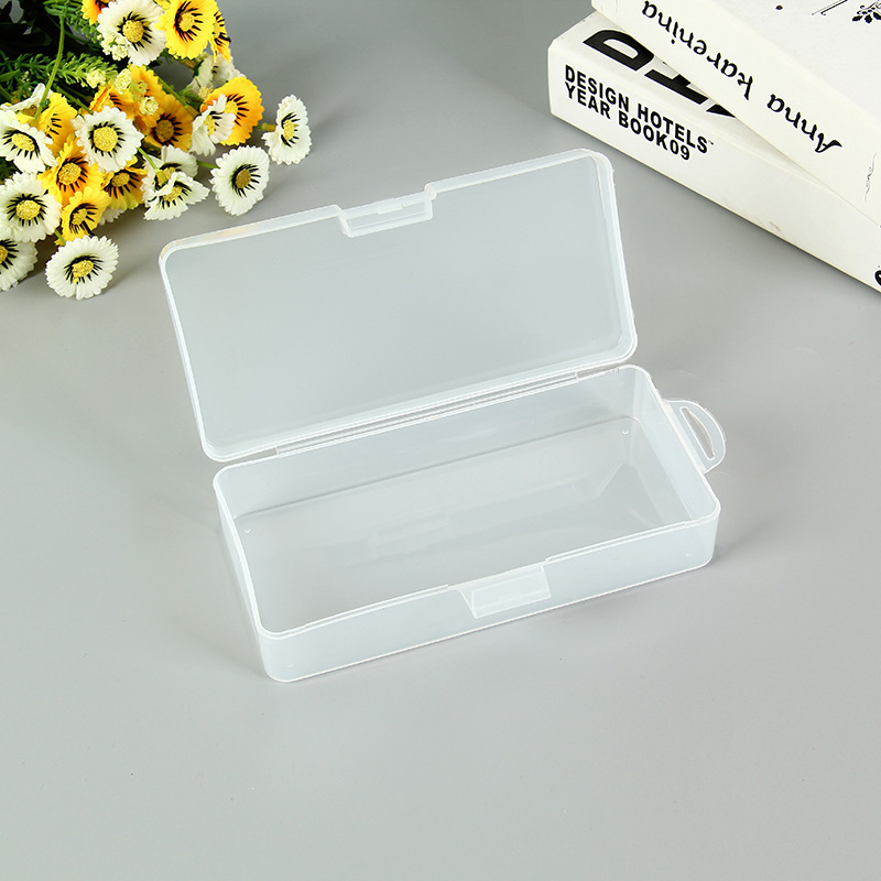 透明PP盒子长方形塑料盒零件盒手机收纳工具迷你小号收纳盒渔具盒