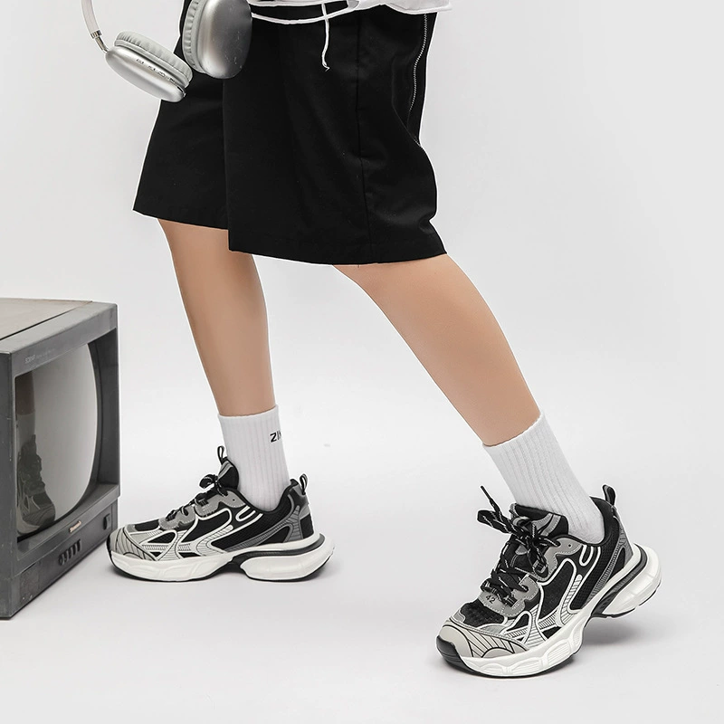 Парижский нишевый бренд Shijia dad shoes для мужчин и женщин, обувь на танкетке для пар, толстая подошва, ретро повседневные кроссовки