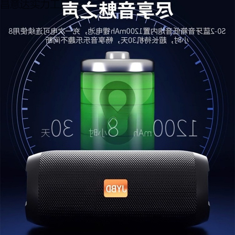 柏林之声2025新款蓝牙音响低音炮无线户外大音量小型便携式音箱