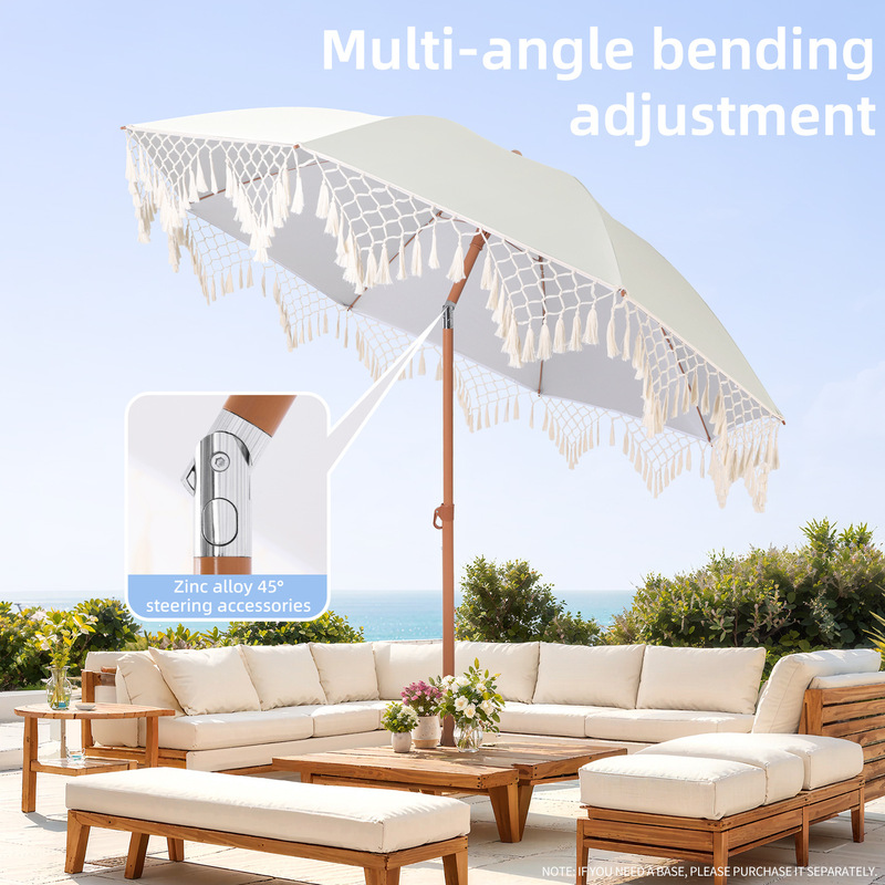 Seaside Vacation Beach Umbrella, Courtyard Umbrella, Tassel Umbrella, Sun Umbrella, Pool Sun Protection Terrace Parasol, Cross-Border Foreign Trade Umbrella Seaside Vacation Beach Umbrella, Courtyard Umbrella, Tassel Umbrella, Sun Umbrella, Pool Sun Protection Terrace Parasol, Cross-Border Foreign Trade Umbrella