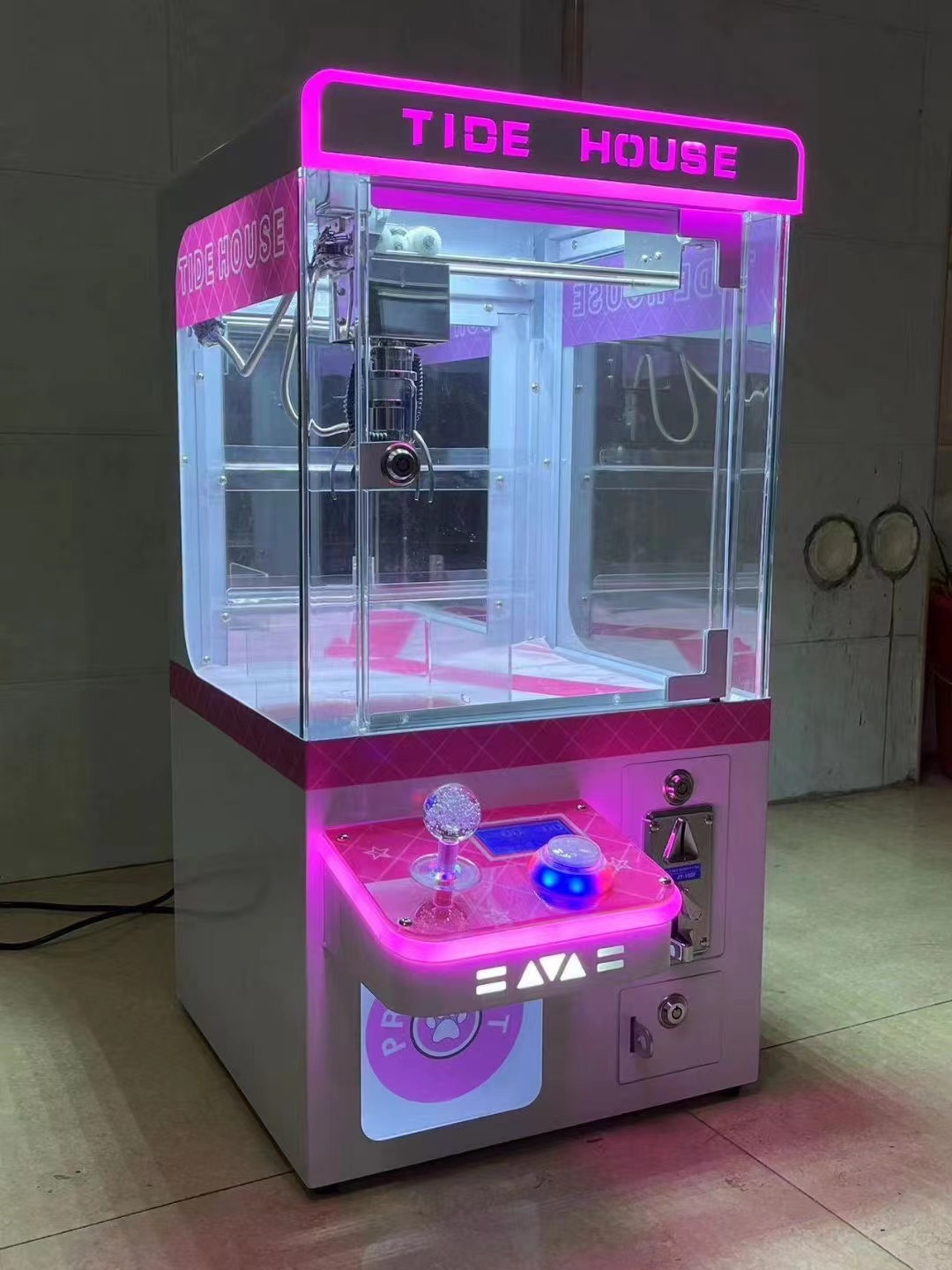 Mini máquina de garras comercial que funciona con monedas para niños, máquina de garras de regalo, fabricante de equipos de juegos de arcade